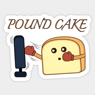 Pound Cake Sticker